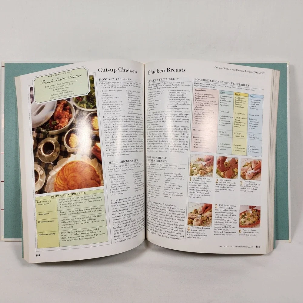 VTG The Good Housekeeping Illustrated Microwave Cookbook Hardcover 500 Recipes‎